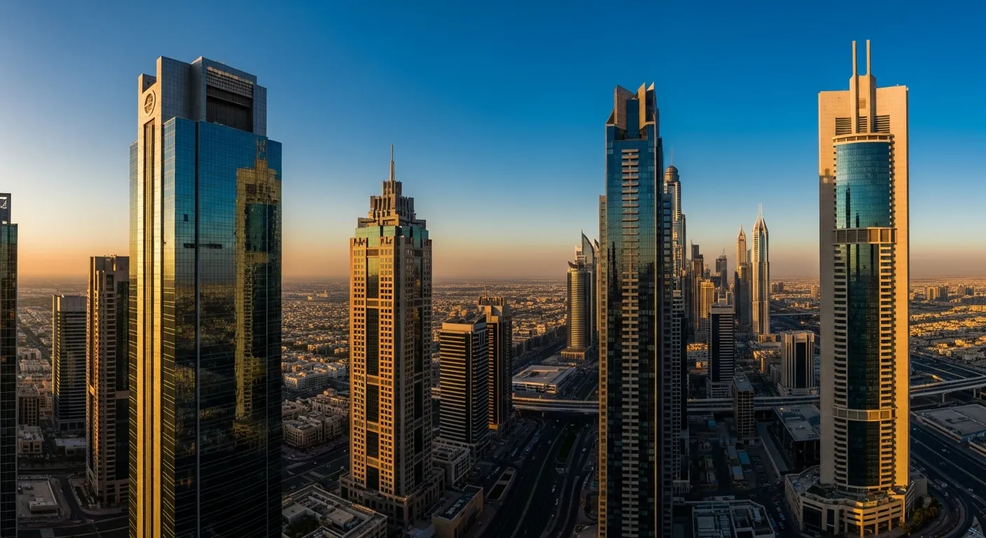 Swiss Tower Investment — Dubai skyline